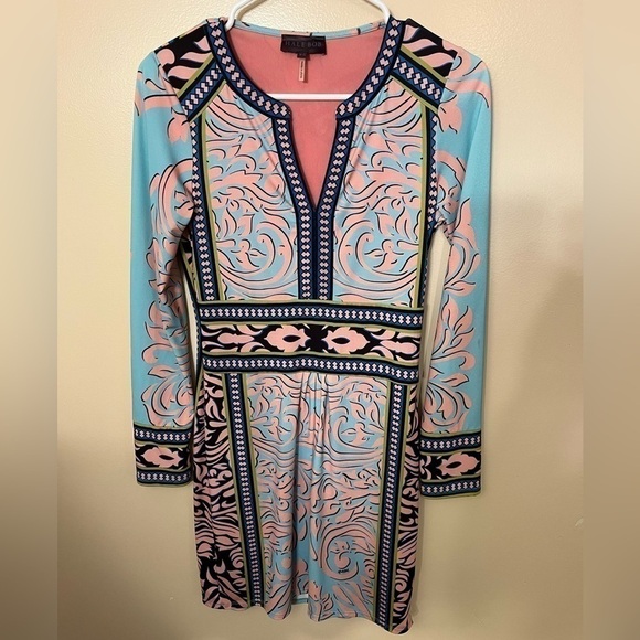 Hale Bob Print Dress Sz XS EUC